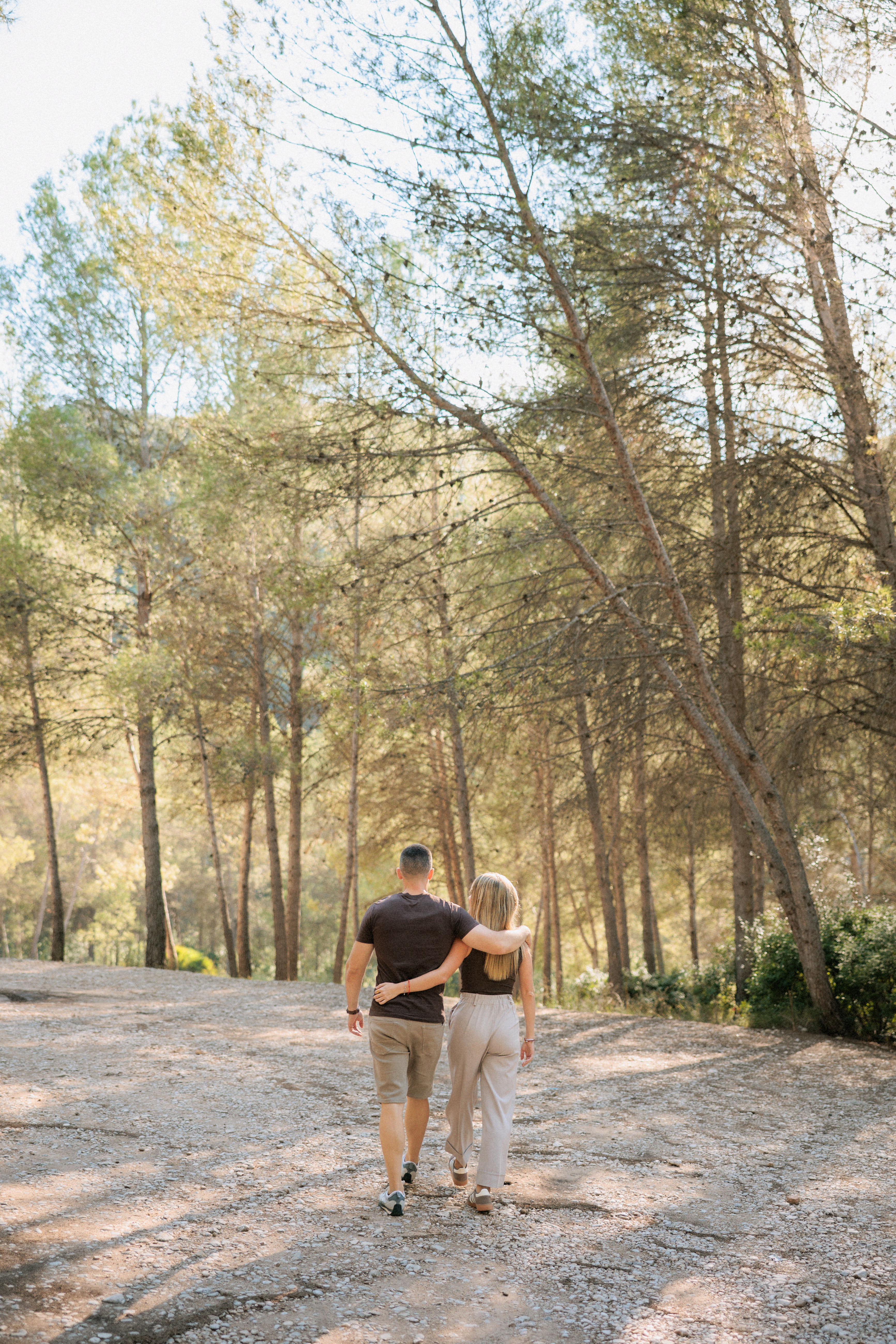 Passeig pel bosc Marta i Alejandro